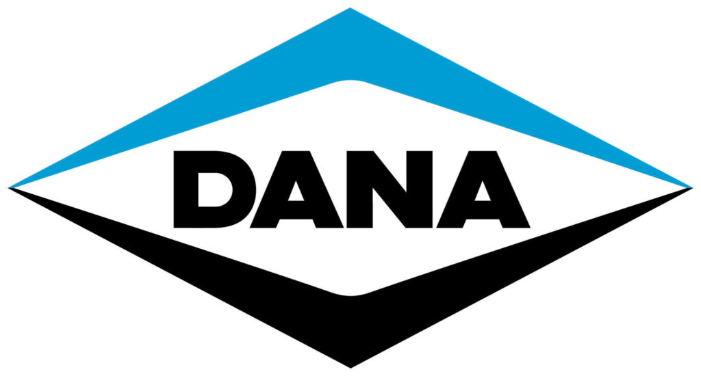 Dana logo new mobility electric powertrain
