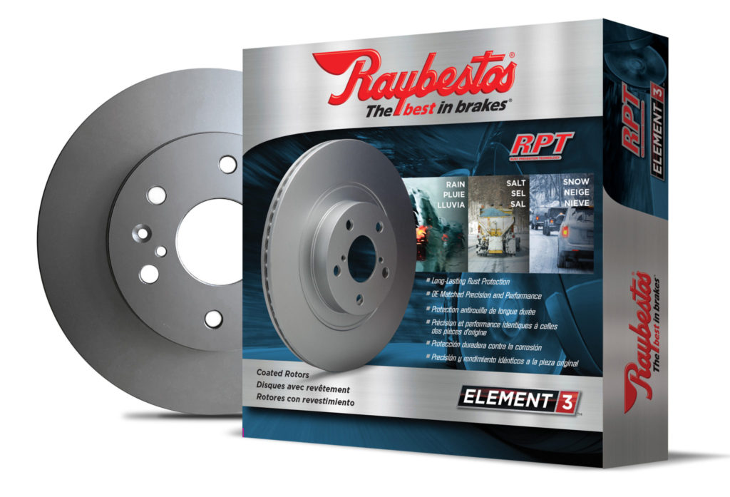 Raybestos Element3 coated brake rotors