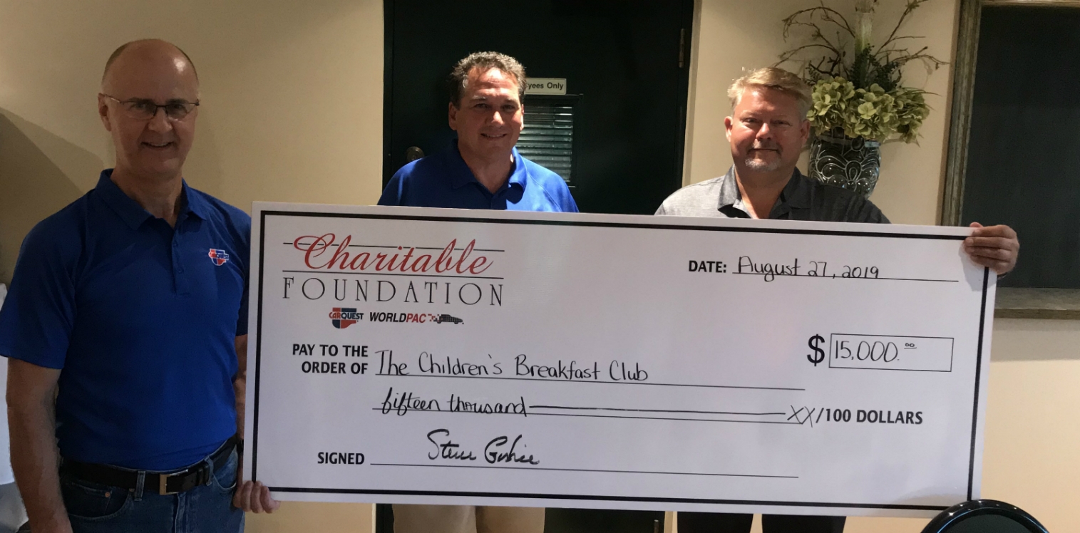CARQUEST-Worldpac Charitable Foundation raises funds for Children’s Breakfast Club