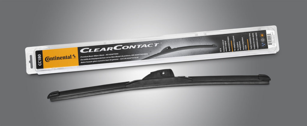 Continental, supplier of systems, components, and tires to automobile and truck manufacturers, has just introduced its new line of ClearContact premium beam windshield wiper blades to the U.S. and Canadian markets.