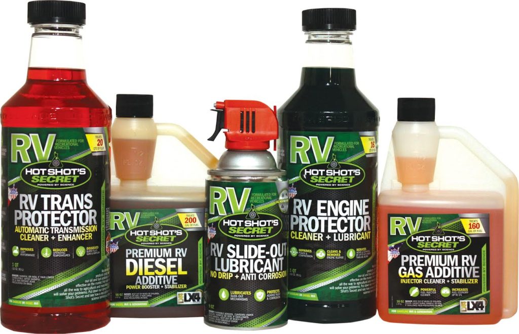 additives specifically formulated for gas and diesel powered recreational vehicles.