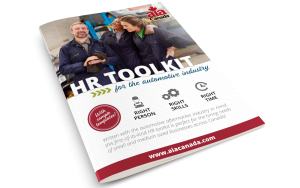 The Automotive Industries Association of Canada is reminding aftermarket organizations of its useful HR Toolkit.