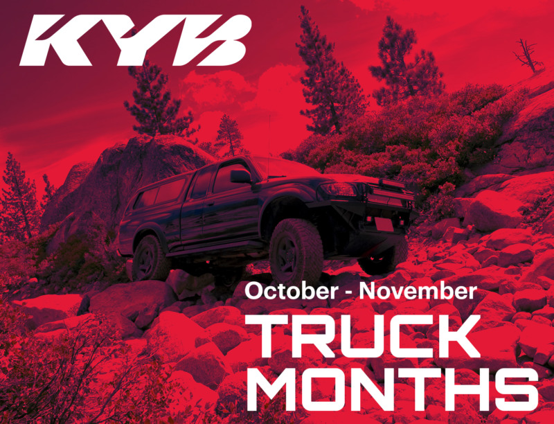 KYB’s popular Truck Months promotion is back with rewards for both Automotive Service Providers and Consumers.