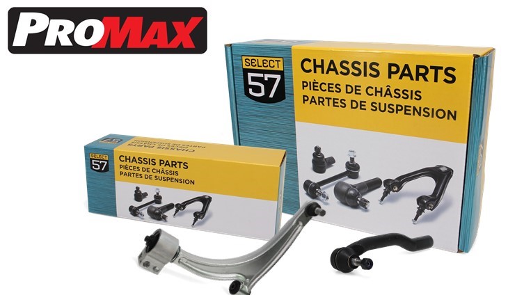 ProMax Auto Parts Depot has added to its Select 57 Chassis Parts line with new parts for Chevrolet, GMC, Mercedes-Benz, Ford and Cadillac applications.