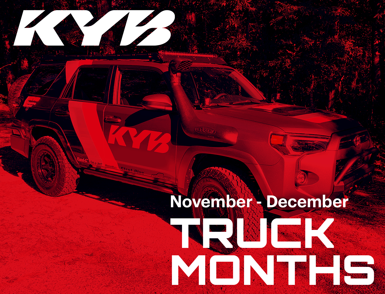 KYB Americas Corporation is again offering its popular Truck Months promotion for consumers and shops. 