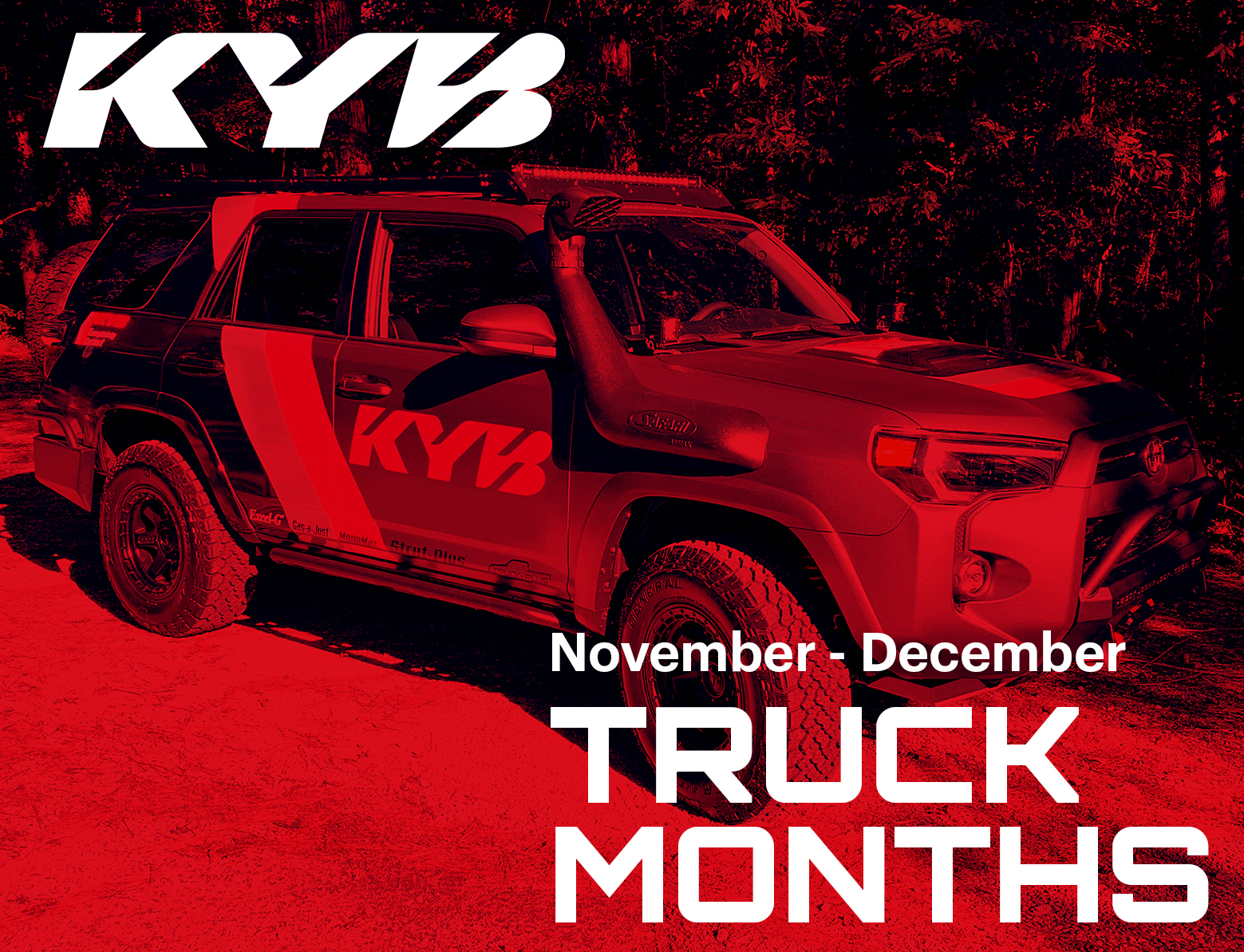 KYB Americas Corporation is again offering its popular Truck Months promotion for consumers and shops.
