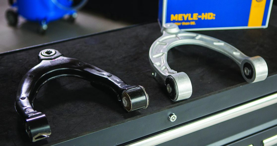 Tesla Model 3 and Model Y all over the world have reported an irritating squeaking sound. 

In response, spare parts manufacturer MEYLE AG (www.meyle.com) is unveiled the new MEYLE HD control arm for Tesla Model 3 and Model Y. A MEYLE development team identified the problem and developed an improved spare part.