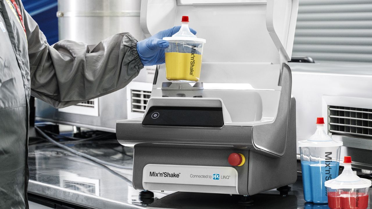 PPG announced the introduction of its Mix‘n’Shake automated stirring technology designed to eliminate traditional manual stirring methods in the automotive refinish industry.