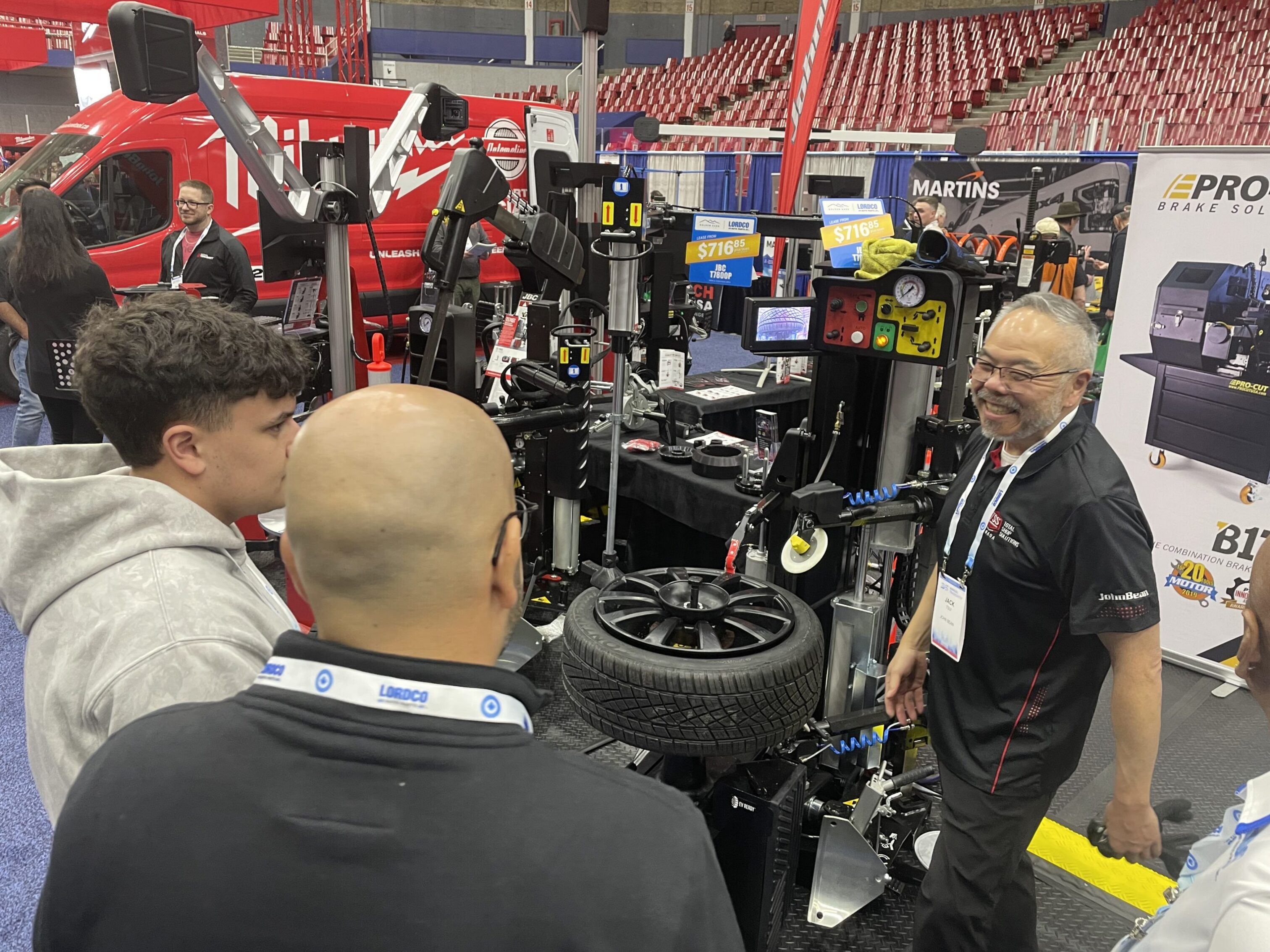 The Lordco Auto Parts 36th Annual Tradeshow being held at Vancouver's Pacific National Exhibition grounds got off to a strong start on Wednesday.