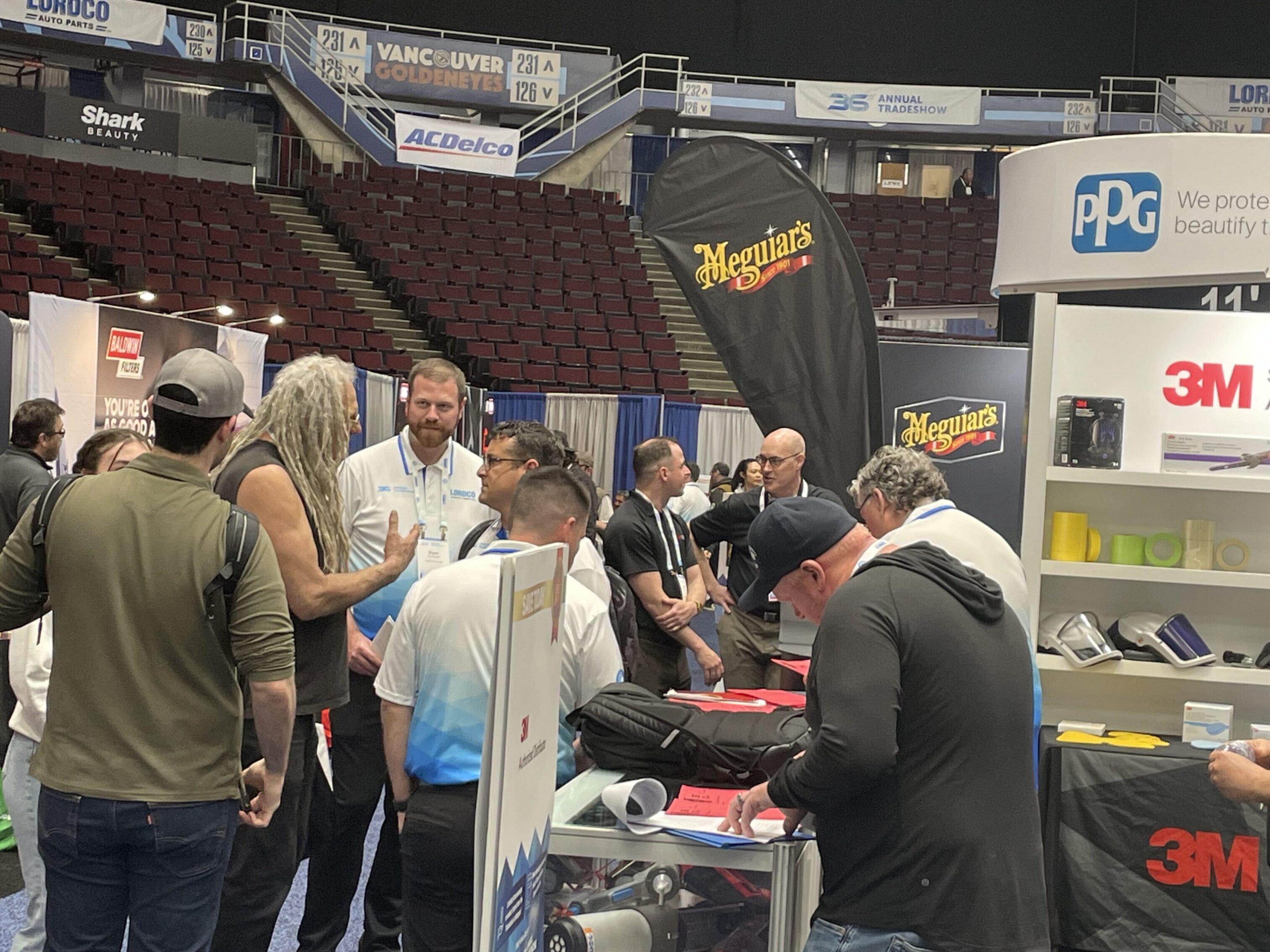 Rust Brothers  at The Lordco Auto Parts 36th Annual Tradeshow being held at Vancouver's Pacific National Exhibition grounds got off to a strong start on Wednesday.
