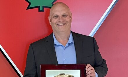Sean Stokes of Canadian Tire Honored with Federated Art Fisher Memorial Award